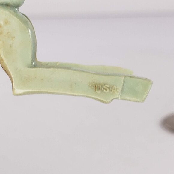 Don Manning Art Deco Gazelle Antelope Deer Figurine Mint Green Stylized MCM - Picture 7 of 8